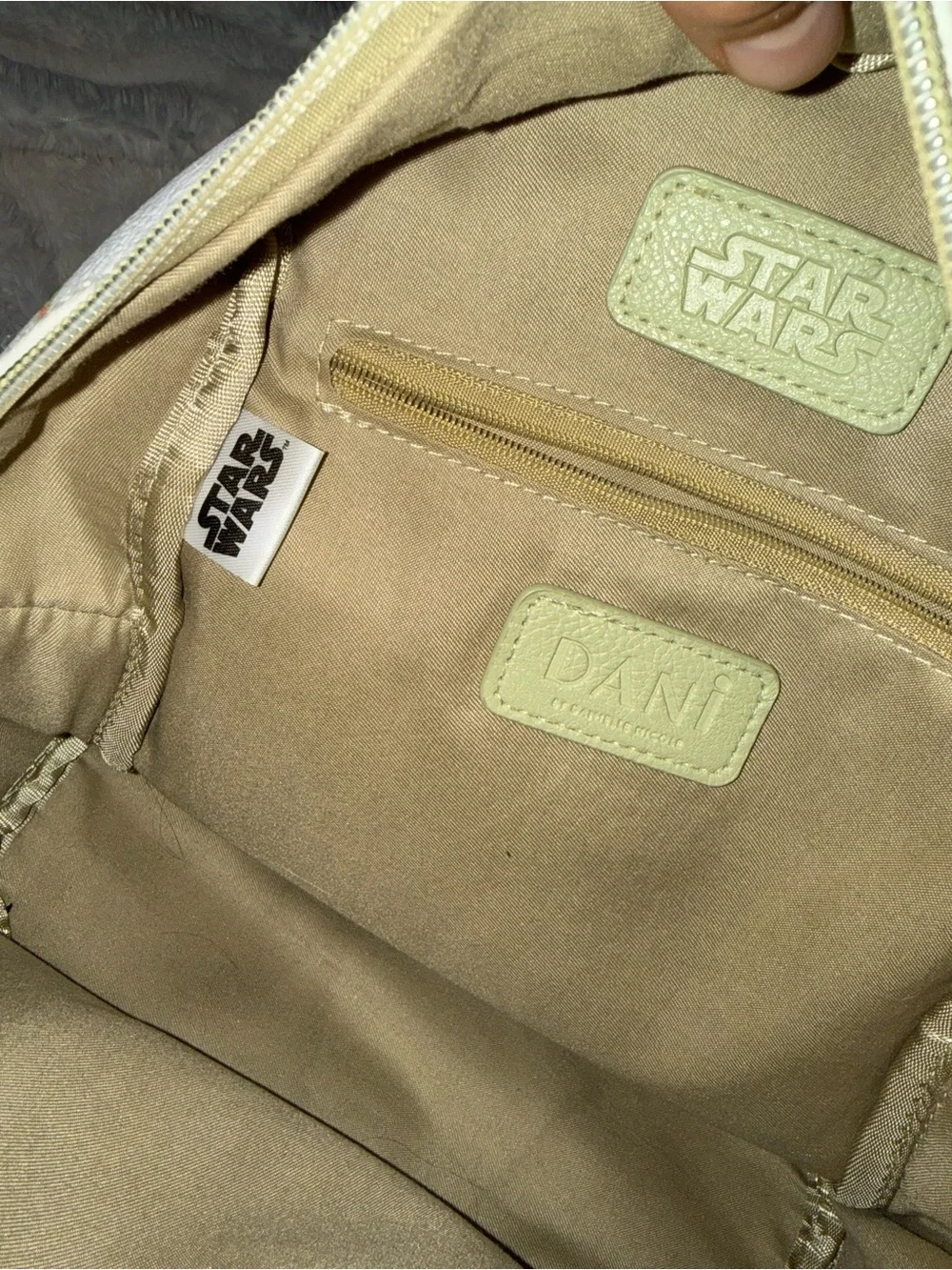 SET Star Wars Green & White Mini Backpack with Matching Wallet